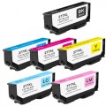 Epson 277XL- T277XL 6-Pack Extra High-Capacity Remanufactured ink Cartridges