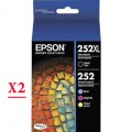 Epson 252XL - T252XL 8 Pack ink Cartridges