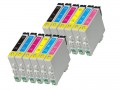 Epson T0781 - T0786 (T078120-T07826) 12-Pack RemanufacturedHigh-Capacity ink Cartridges