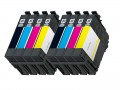 Epson 252XL - T252XL (T252XL120, T252XL220, T252XL320, T252XL420) 8-Pack Remanufactured Extra High-Capacity  ink Cartridges